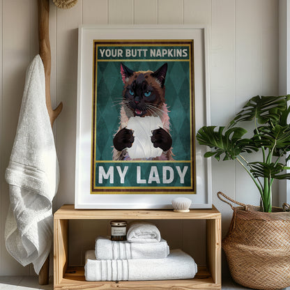 Your Butt Napkins My Lady No3