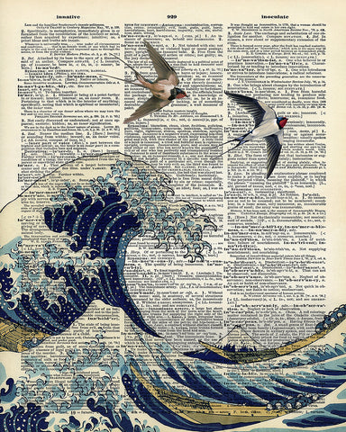 Wave and Swallows