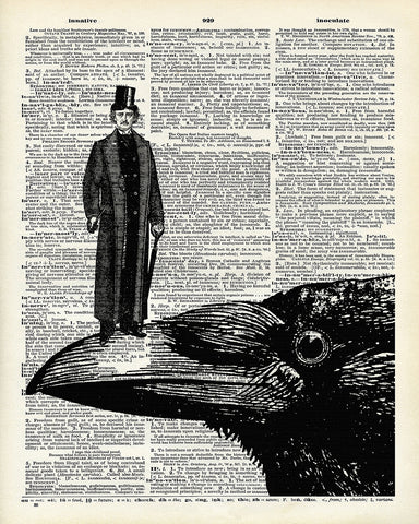 Edgar Allan Poe on Raven's Beak