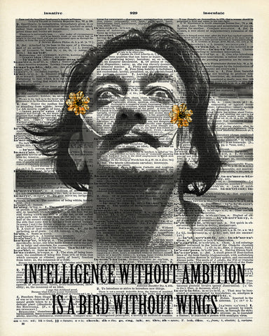 Salvador Dali - Intelligence Without Ambition Is A Bird Without Wings