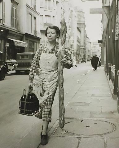 Woman With Baguette