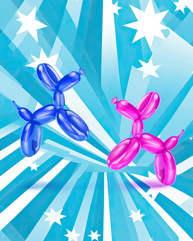 Jumping Balloon Dogs