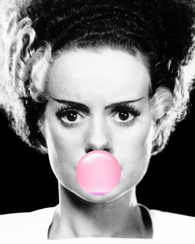 Frankenstein's Bride Pink Bubble Gum