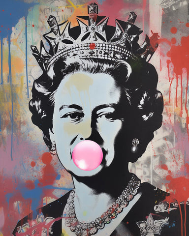 Queen Elizabeth Pink Bubble Gum No1