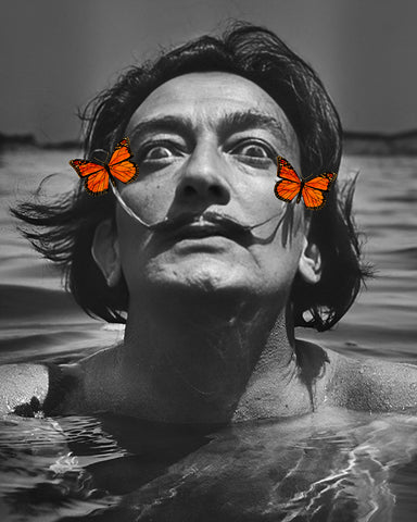Salvador Dali Butterfly Mustache