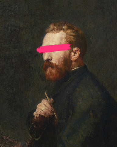 Altered Portrait of Van Gogh