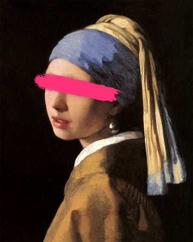 Altered Portrait of Girl With A Pearl Earring