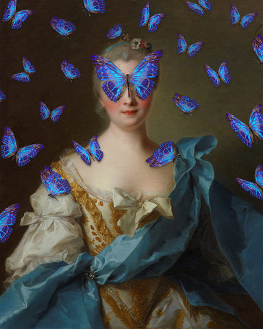Altered Portrait of Madam de La Porte