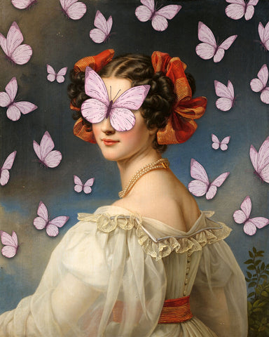 Altered Portrait of Auguste Strobl