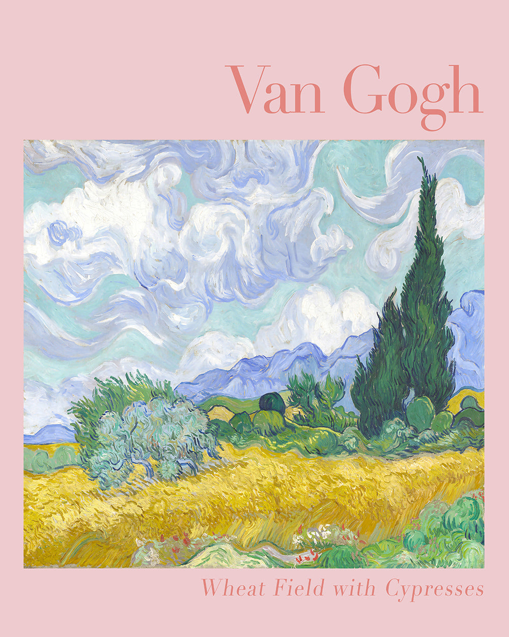 Van Gogh - Wheat Field with Cypresses No2