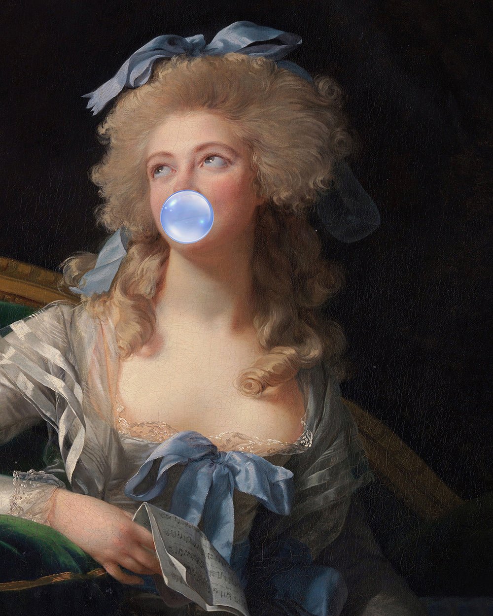 Catherine Grand Blue Bubble Gum
