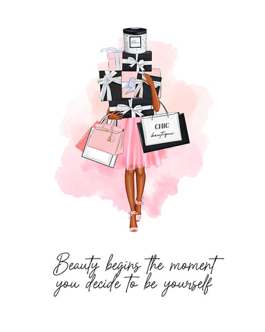 Beauty Begins The Moment You Decide To Be Yourself