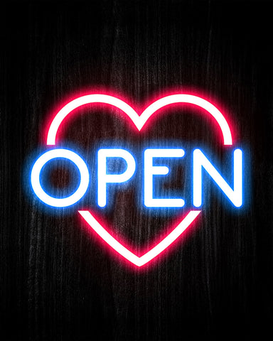 Neon Open Sign No2