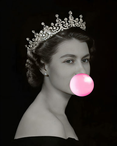 Queen Elizabeth Pink Bubble Gum No2