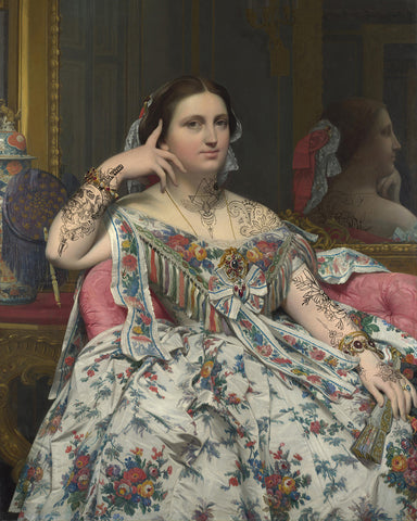 Altered Portrait of Madame Moitessier