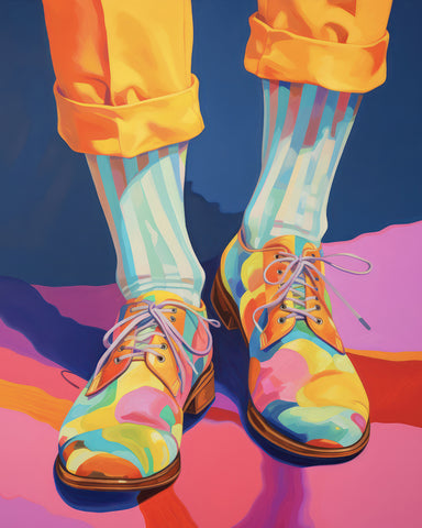 Watercolor Shoes