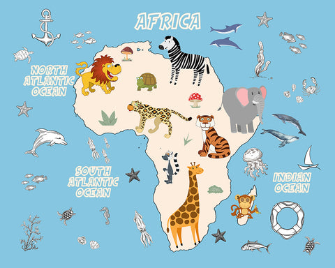 Animal Map of Africa