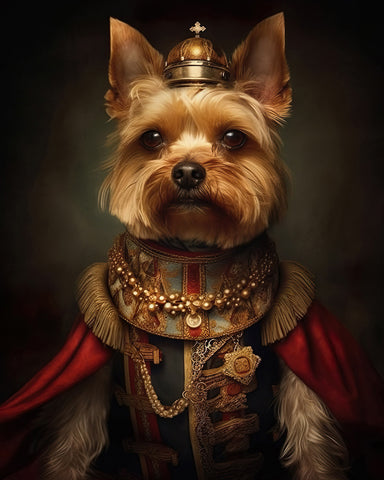 Aristocratic Yorkshire Terrier