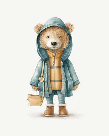 Teddy Bear Wearing Jacket No1