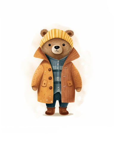 Teddy Bear Wearing Jacket No2