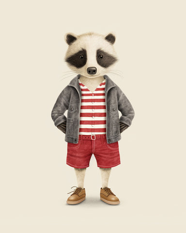 Preppy Racoon