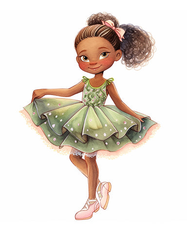Little Black Ballerina Girl No2