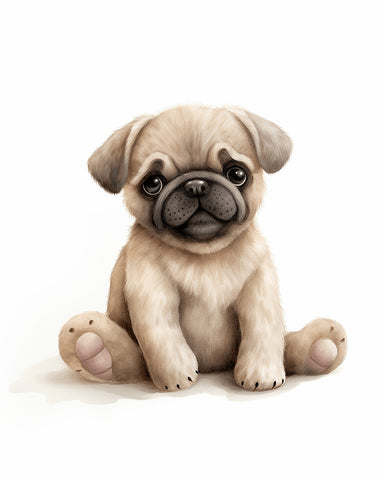 Baby Pug Plush