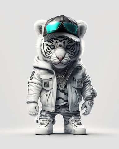 Baby White Tiger
