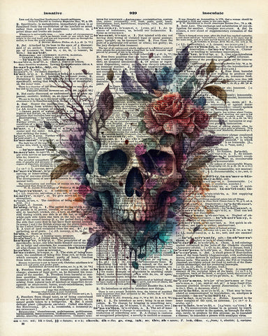 Floral Skull