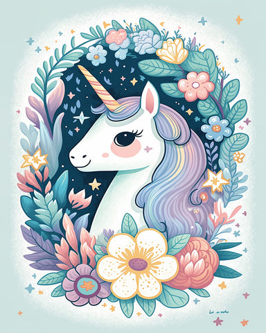 Unicorn & Flowers