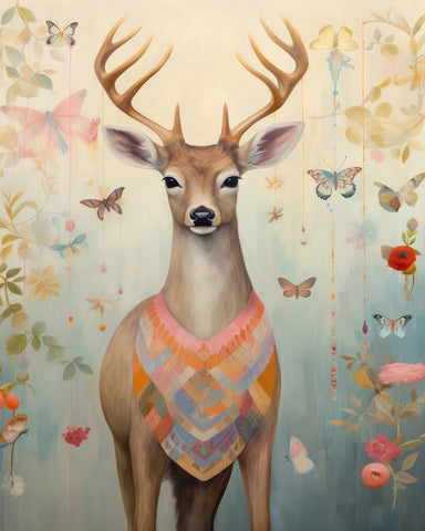 Reindeer and Butterflies