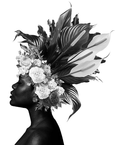 Woman and Flowers