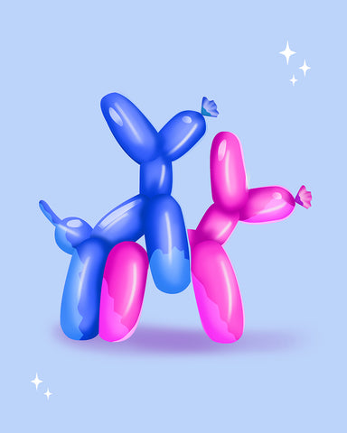 Naughty Balloon Dogs No3