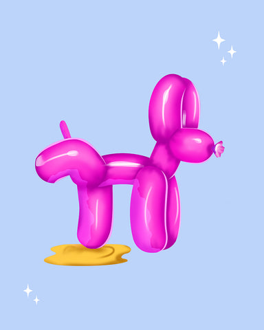 Peeing Balloon Dog No3