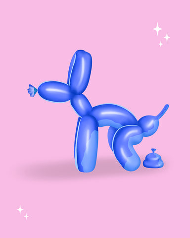 Pooping Balloon Dog No5