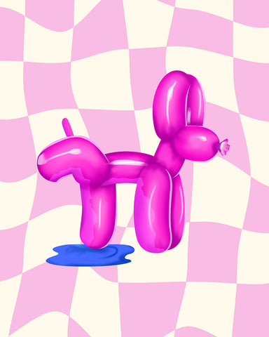 Peeing Balloon Dog No8