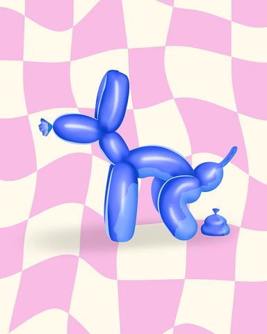 Pooping Balloon Dog No7