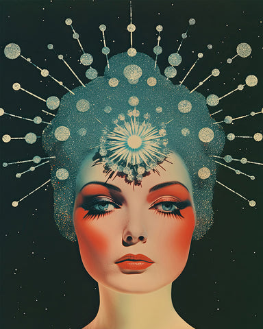 Psychedelic Woman Portrait No1
