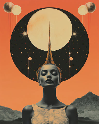 Psychedelic Woman Portrait No5