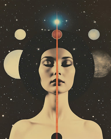 Psychedelic Woman Portrait No6