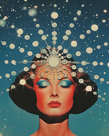 Psychedelic Woman Portrait No8