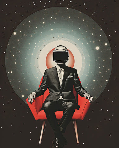 Psychedelic Masked Man No1