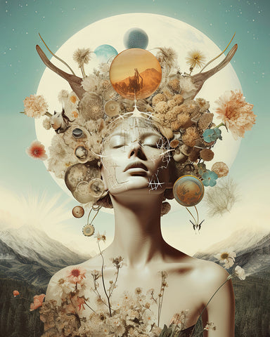 Trippy Woman Portrait No14