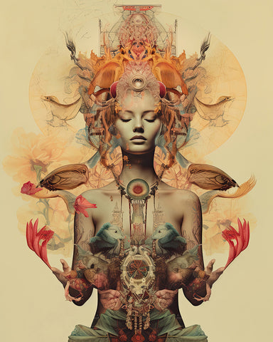 Trippy Woman Portrait No2