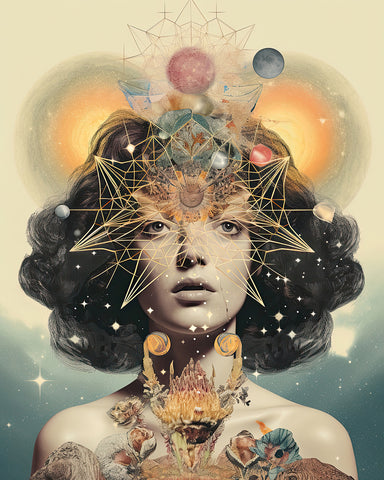 Trippy Woman Portrait No5