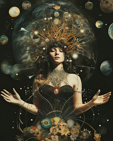 Trippy Woman Portrait No6