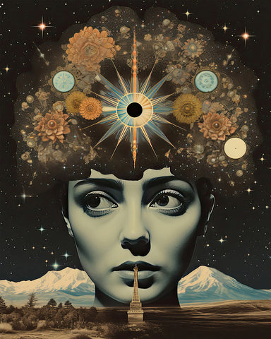 Psychedelic Woman Portrait No10