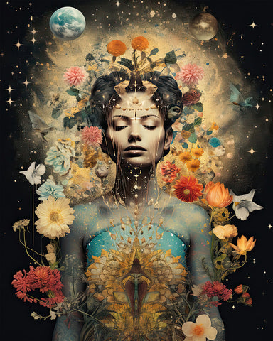 Trippy Woman Portrait No7