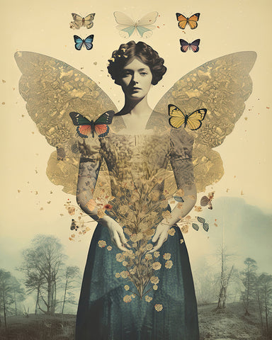 Woman and Butterfly No2