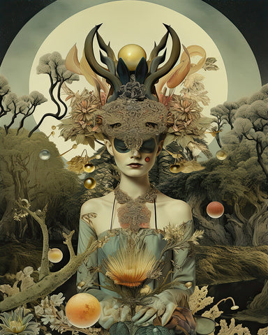 Psychedelic Woman Portrait No11